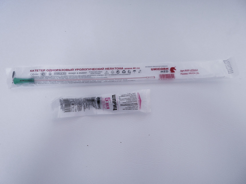 катетер промывание уретры